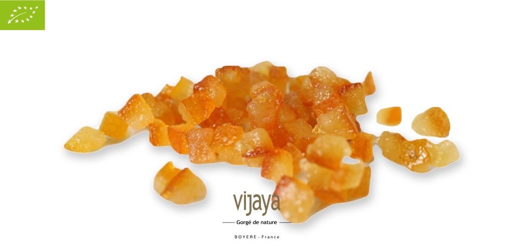 L'Ecorce d'Orange Confite Bio - Fruits Confits Bio - Vijaya