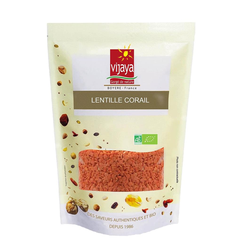 Lentille Corail - FRANCE - 1 kg - Bio*