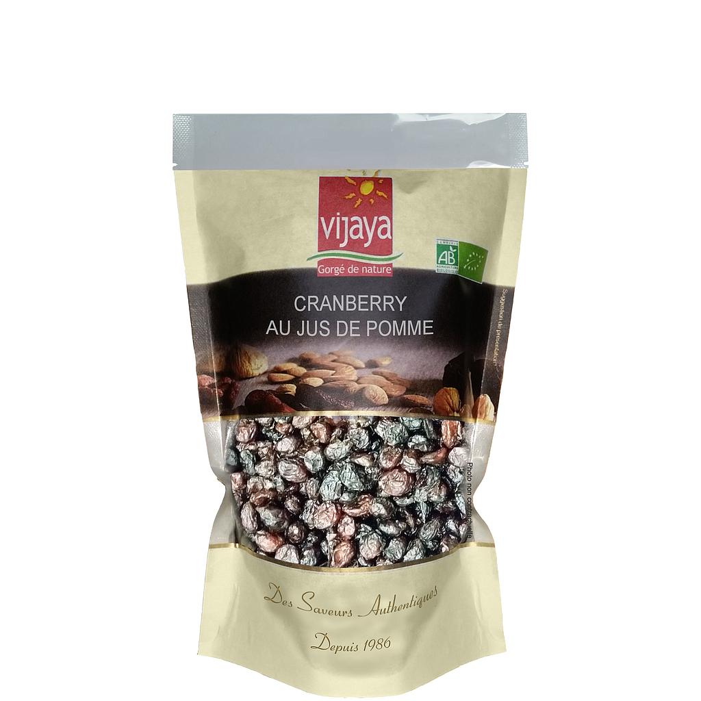 Cranberry (Canneberge) Séchée au Jus de Pomme -CANADA- 500g - Bio*